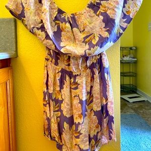 Audrey 3+1 vintage floral romper
